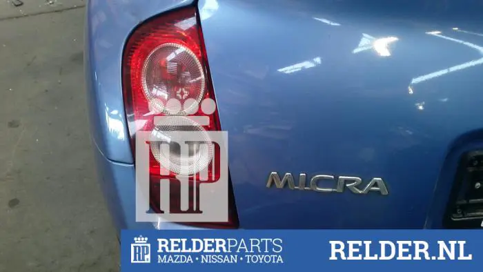Taillight, left Nissan Micra